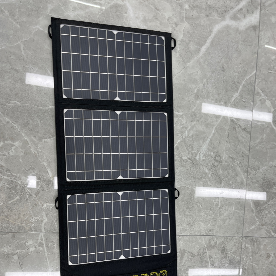 21W Portable Folding Solar Charger Treasure Mobile Phone Mobile Power Outdoor Smart Charging Board Waterproof Specification drawing