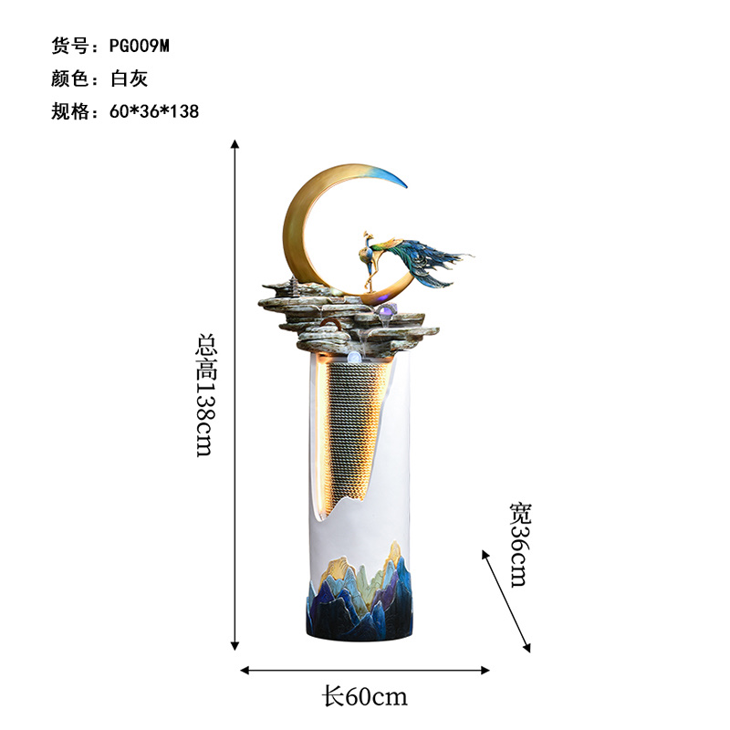 High-quality flow-through resin magnesium oxide Buddha statues for planting flowers, plants and succulents Specification image