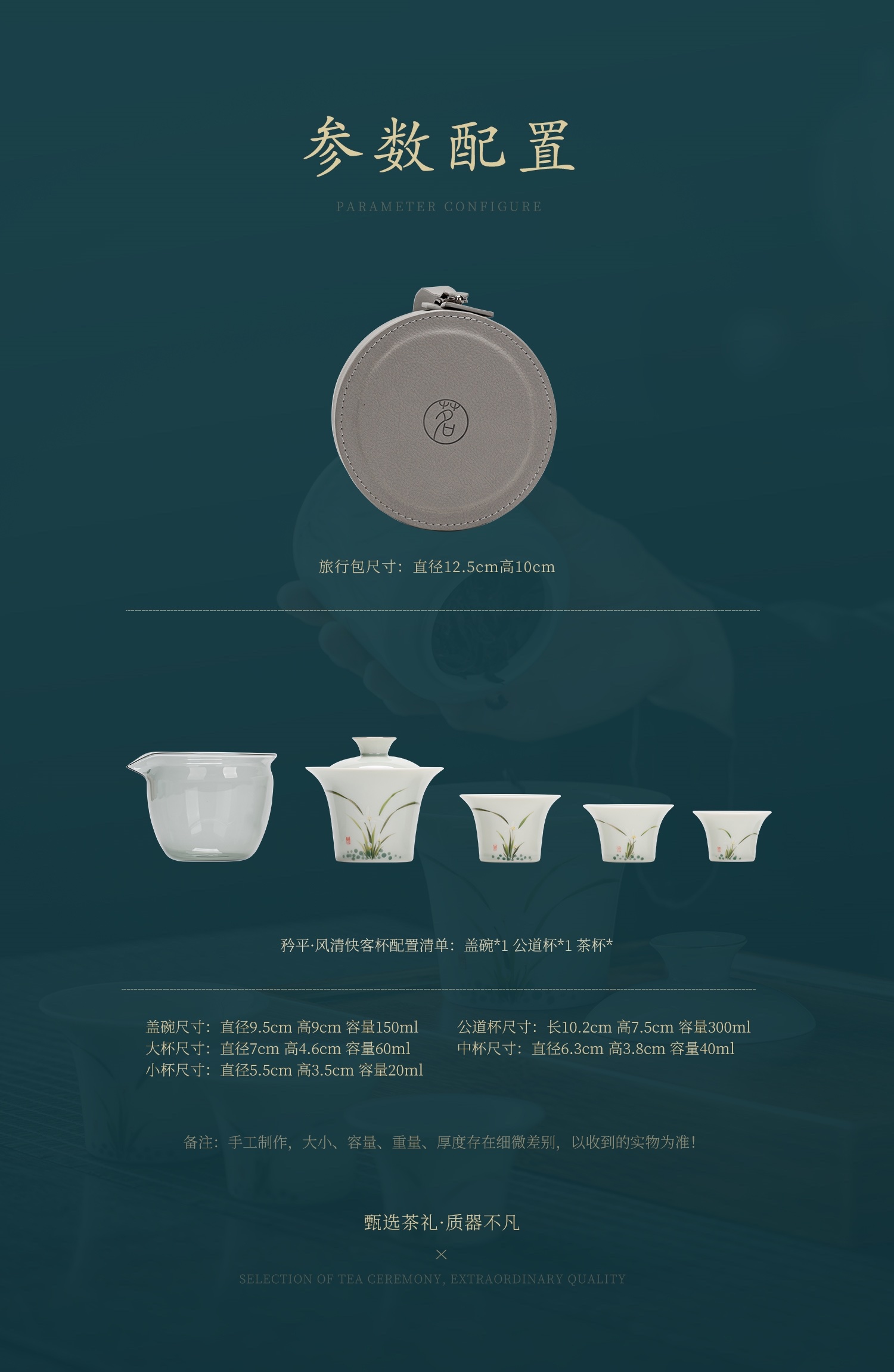 Yingping Travel Tea Set, High-Grade Sheep Fat Jade Pottery Li Home Item Picture