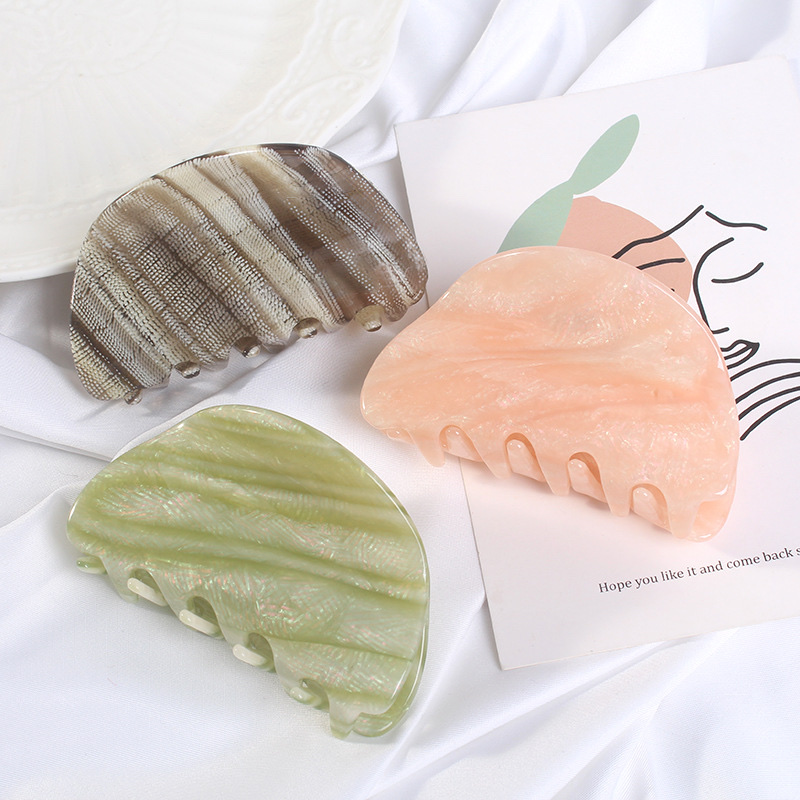 Baoguang Jewelry Acetic Acid semi-round Hair gripper