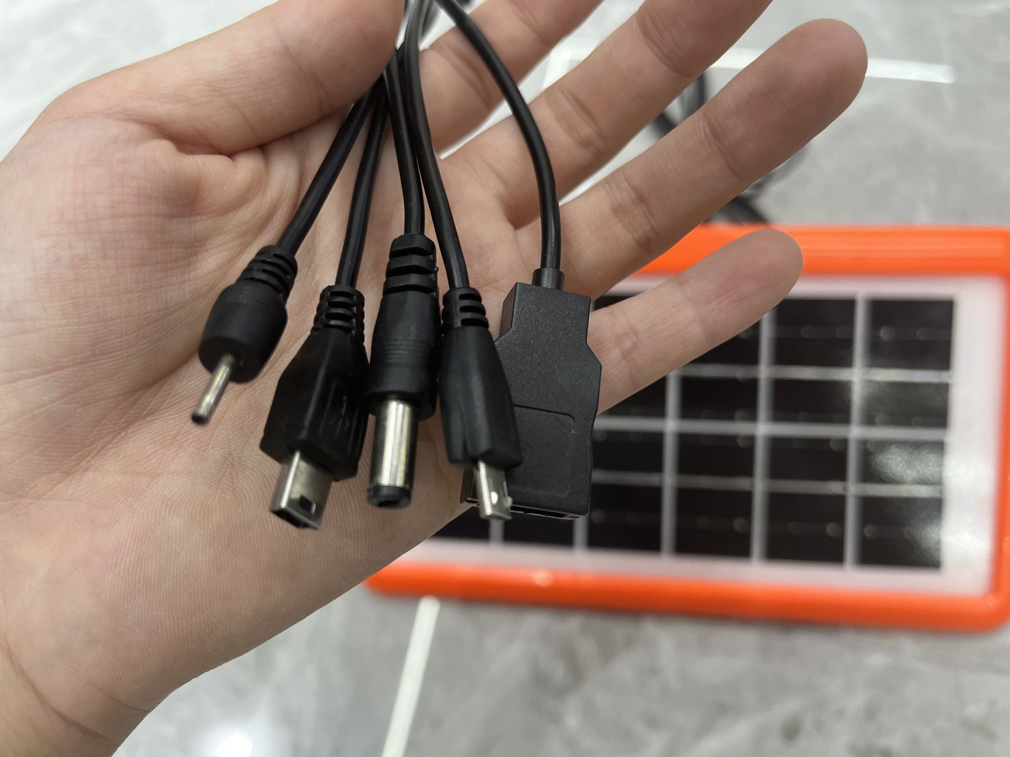 New Portable Solar Power Panel 6V3.5w Outdoor Waterproof Rechargeable Mobile Phones And Other Small Equipment details Picture