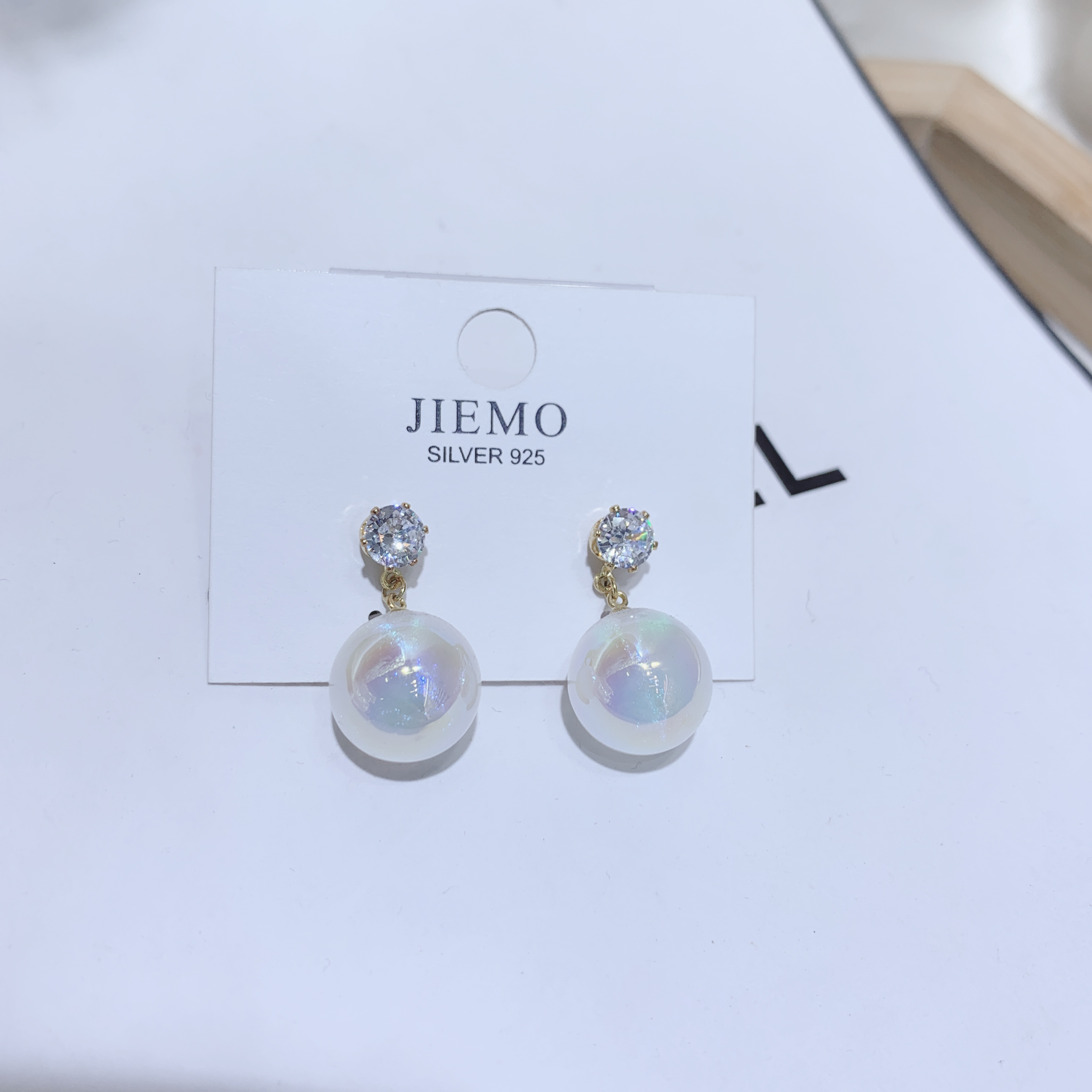 New earrings with mermaid beads