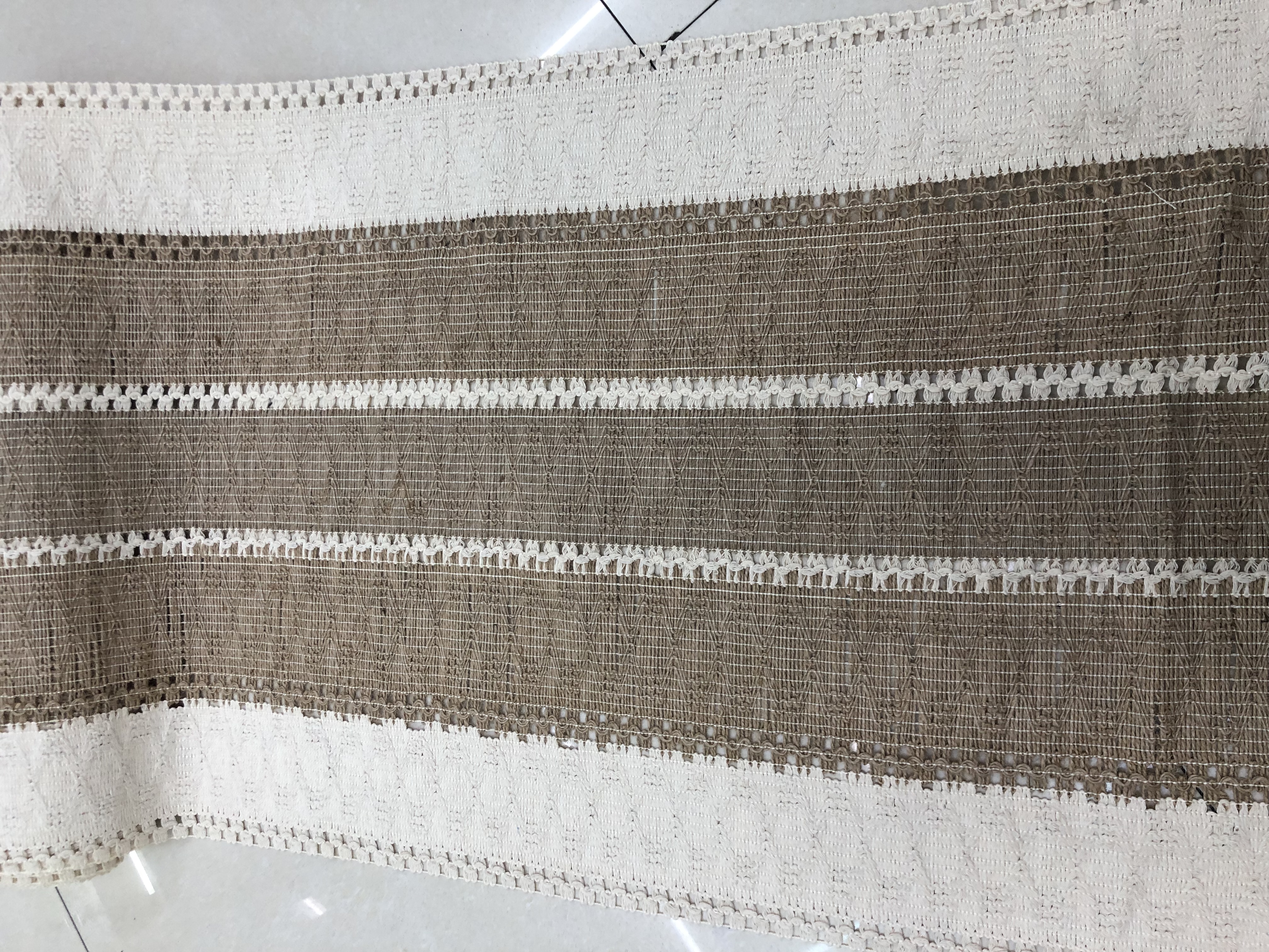 Vintage Cloth Table Flag Nordic Simple Light Luxury Symmetrical Color Tassel Long Tablecloth Festival Tea Table Flag Decorative Towel