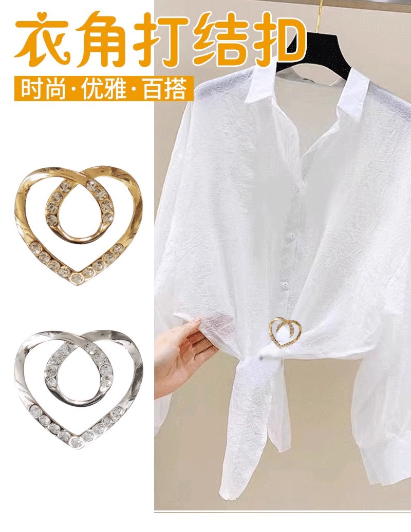 Hot Silk Scarf Buckle details Picture