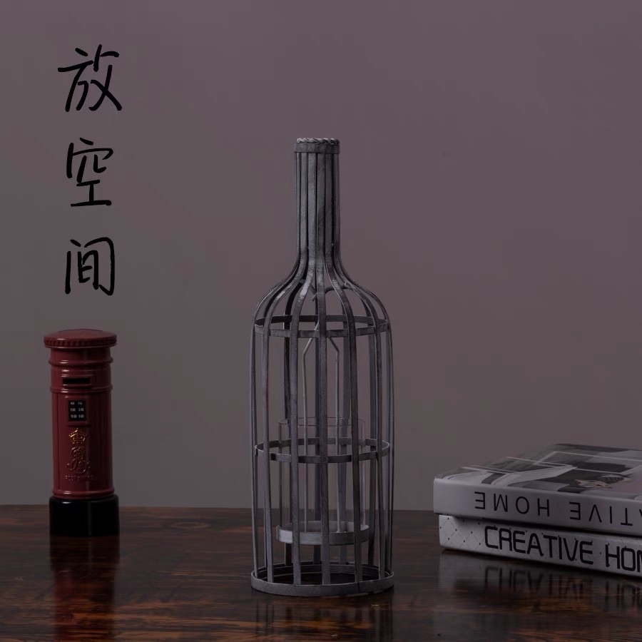 铁艺烛台/风灯/北欧产品图