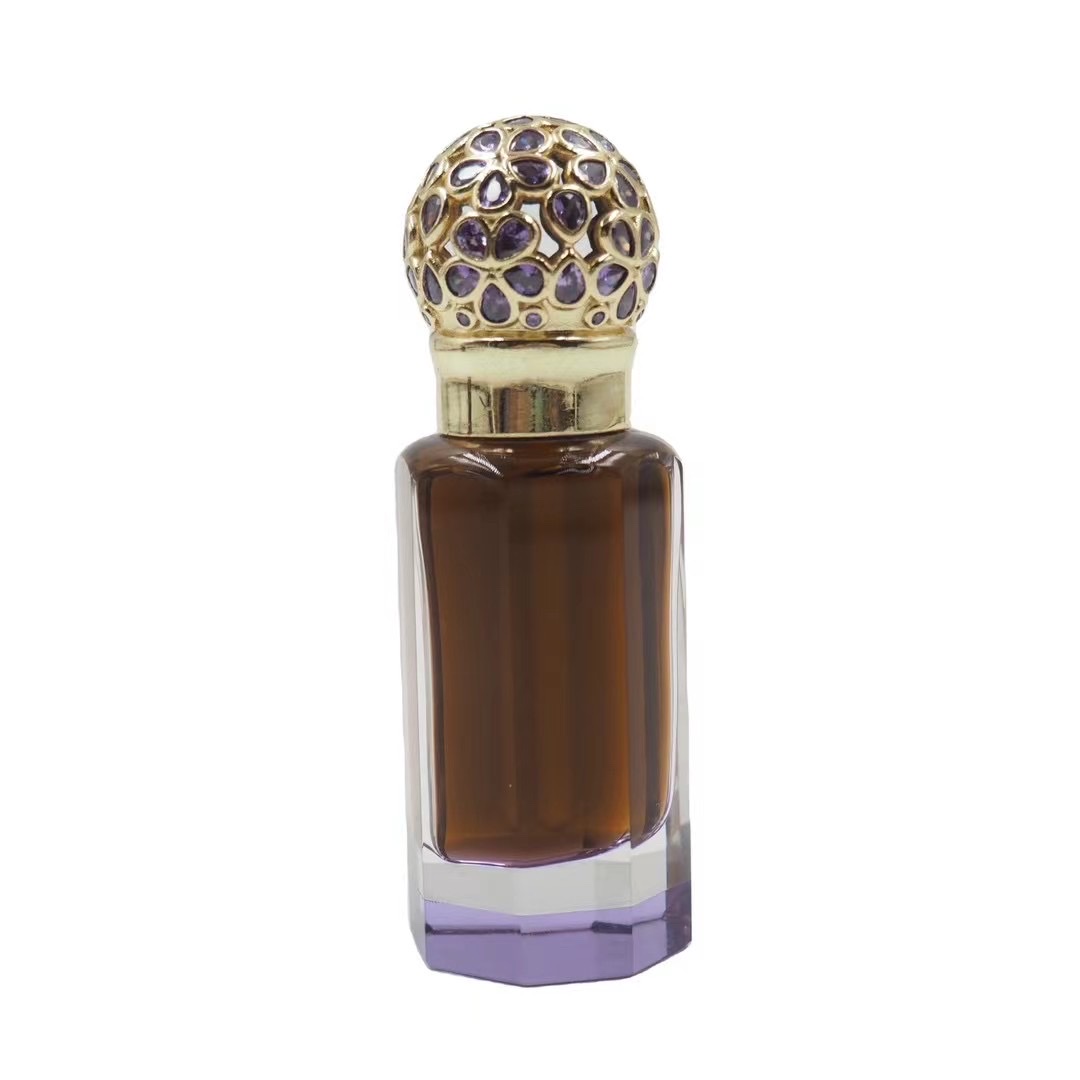 Houde Glass Factory customizes high-end perfume bottles, perfume caps, spray painting, gilding and other processes based on samples Specification image