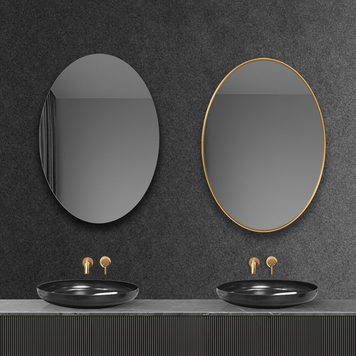Bathroom aluminum makeup mirror thumbnail