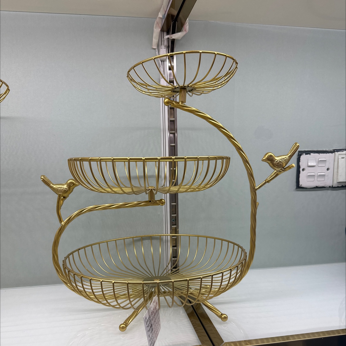 城磊家居厂家直销铁艺果盘，家居装修工艺品1