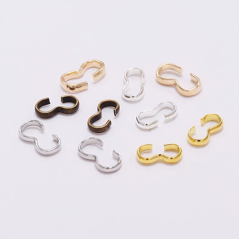Three-letter buckle, three-letter buckle, accessory connector, DIY accessory, bracelet, bracelet, pendant, letter buckle, connecting buckle, necklace buckle Specification image