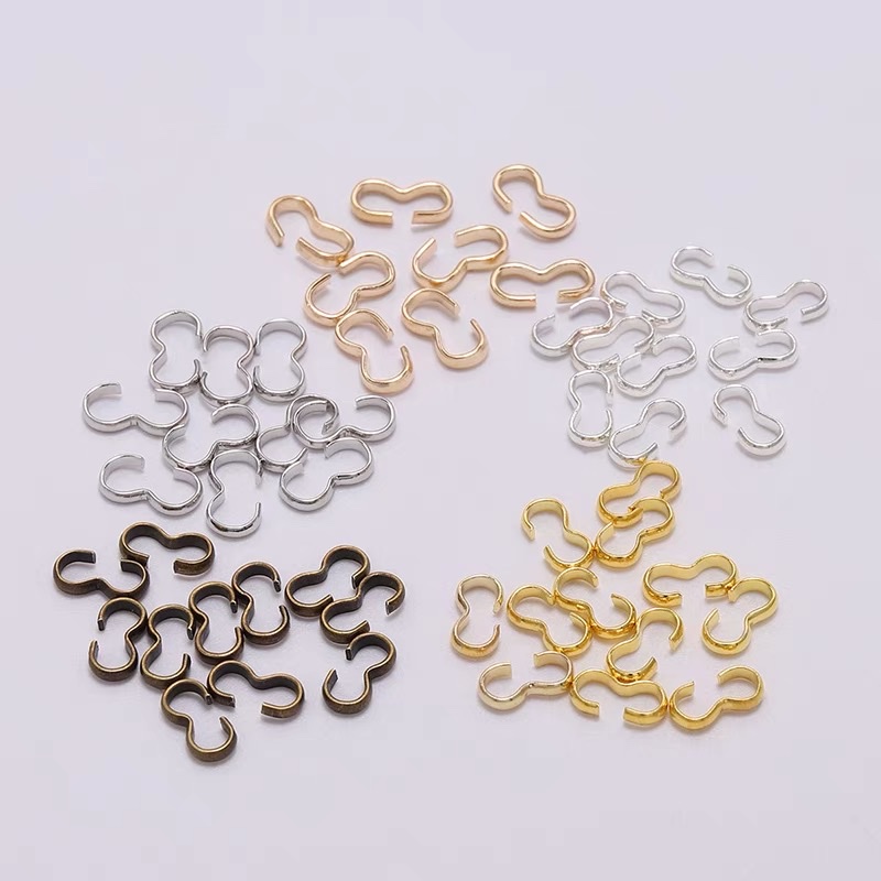 Three-letter buckle, three-letter buckle, accessory connector, DIY accessory, bracelet, bracelet, pendant, letter buckle, connecting buckle, necklace buckle