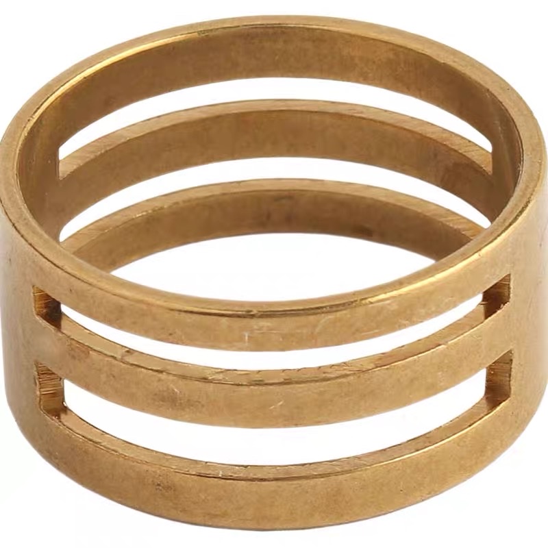 diy handcrafted tool ring, copper uncoated (open ring, closed ring, open and close functional ring