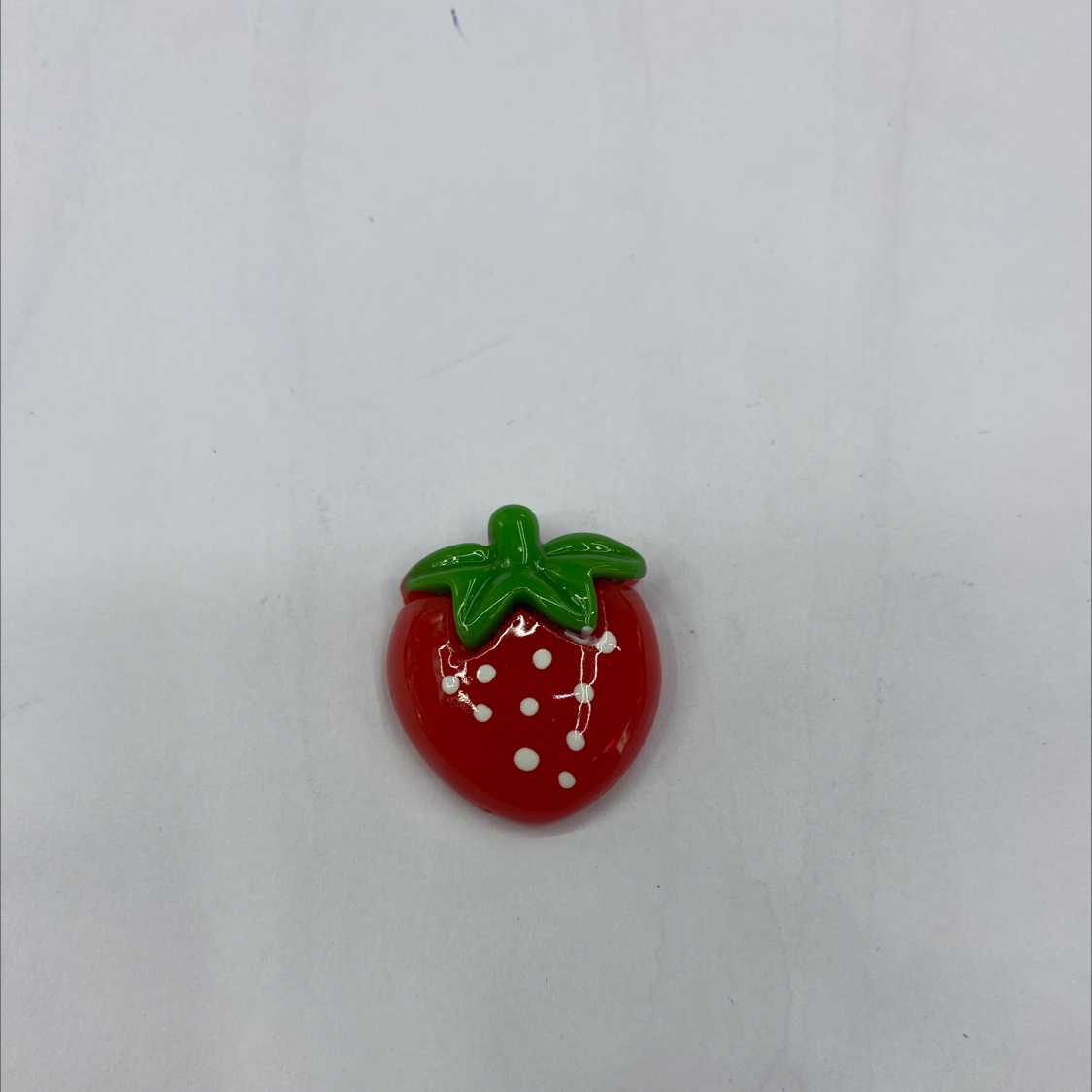 树脂配件 点点草莓 diy树脂配件批发 厂家直销