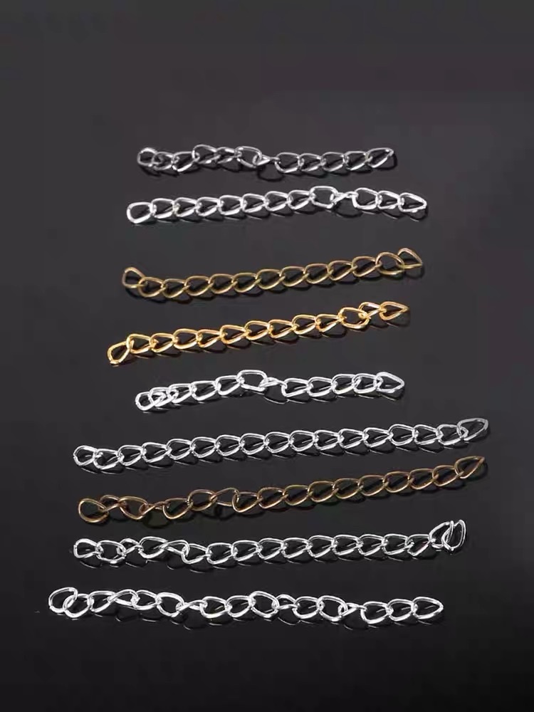 5cm/7cmDIY jewelry accessories materials, chains, metal extension chains, making bracelets, necklaces, extended chains, adjustable chains, tail chains Application Scenario