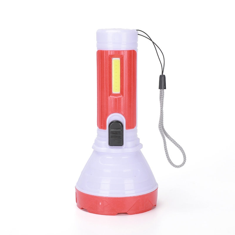 SZDQ-2322 Portable small flashlight with 3 AA batteries, OPP zipper bag, 3030 lamp beads