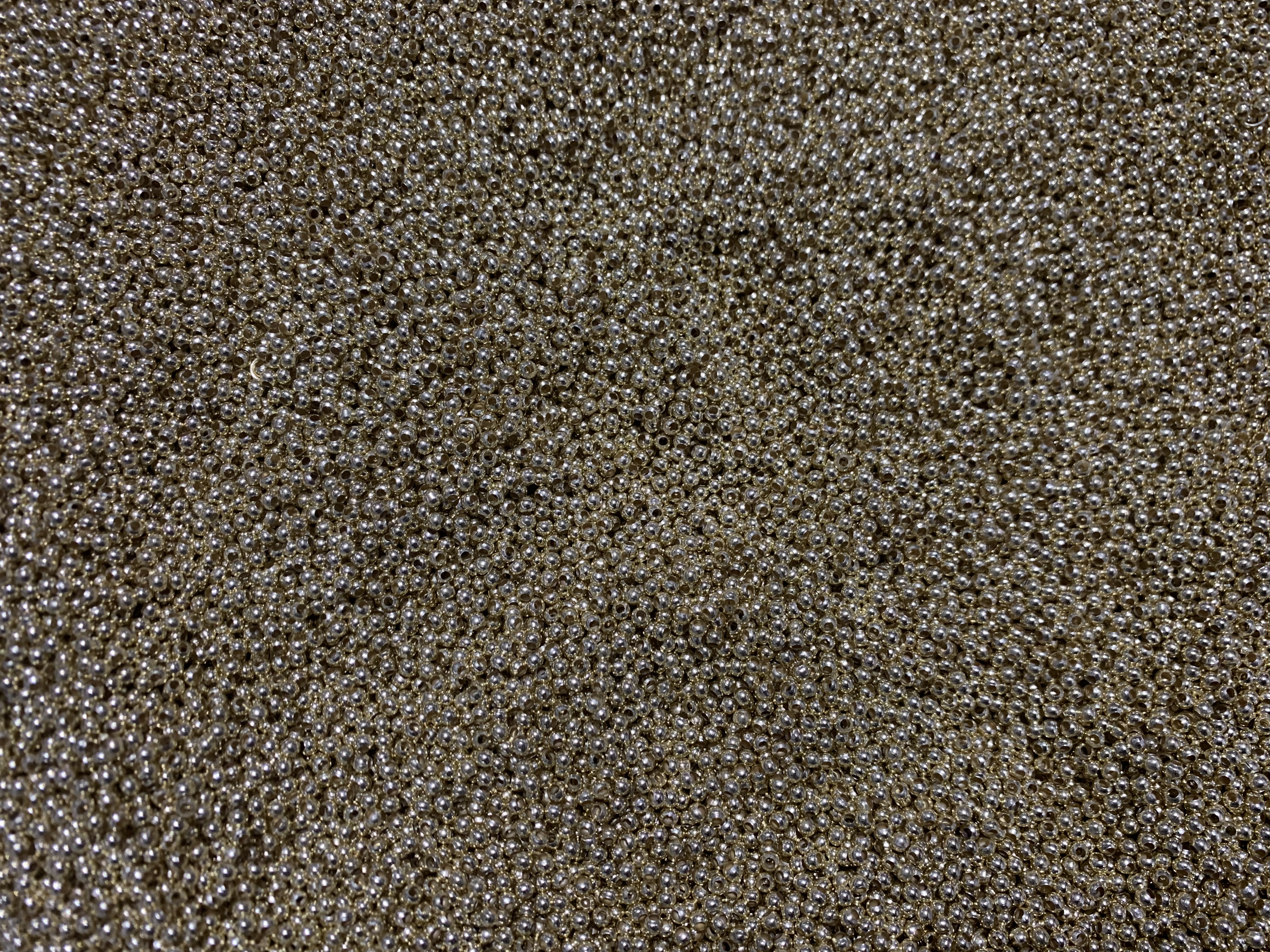 Color-preserving dispersion beads, iron beads, round beads, gold beads, spacer beads, DIY bracelets, necklaces, beaded jewelry materials and accessories Specification image