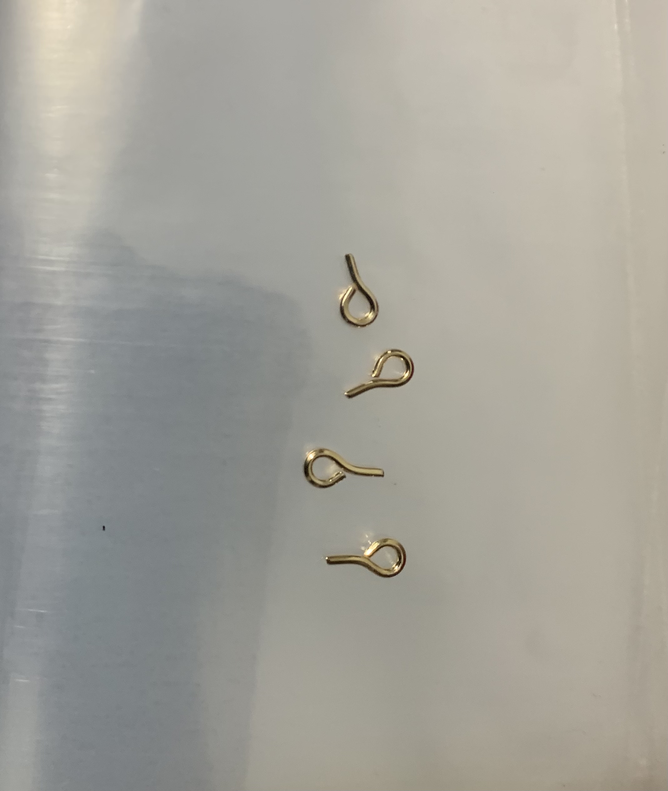 9x7 short nine-pin diy jewelry accessories, pendant rings, hook rings, question mark nails, band rings detail image 1