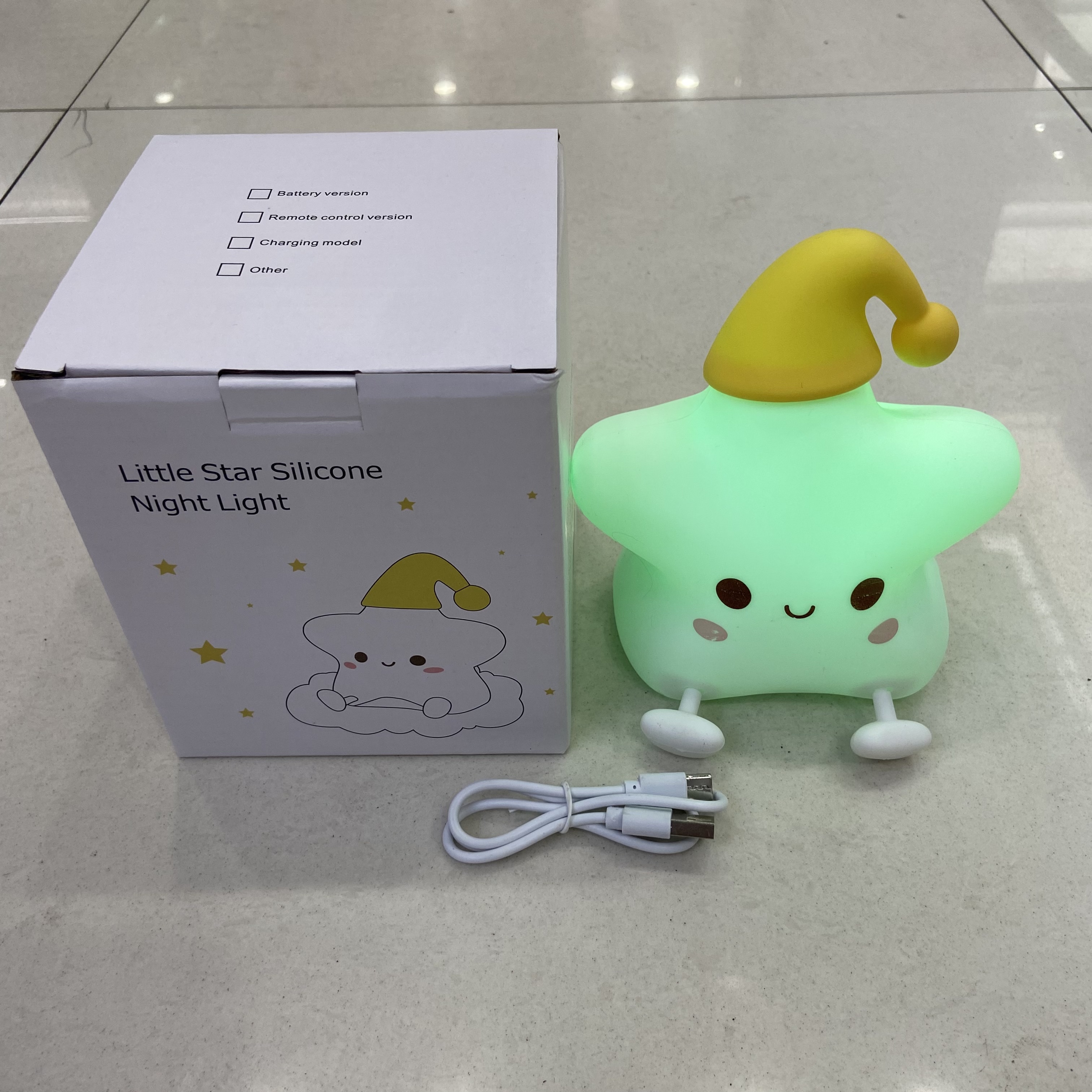 星星小夜灯 儿童房装饰发光玩具