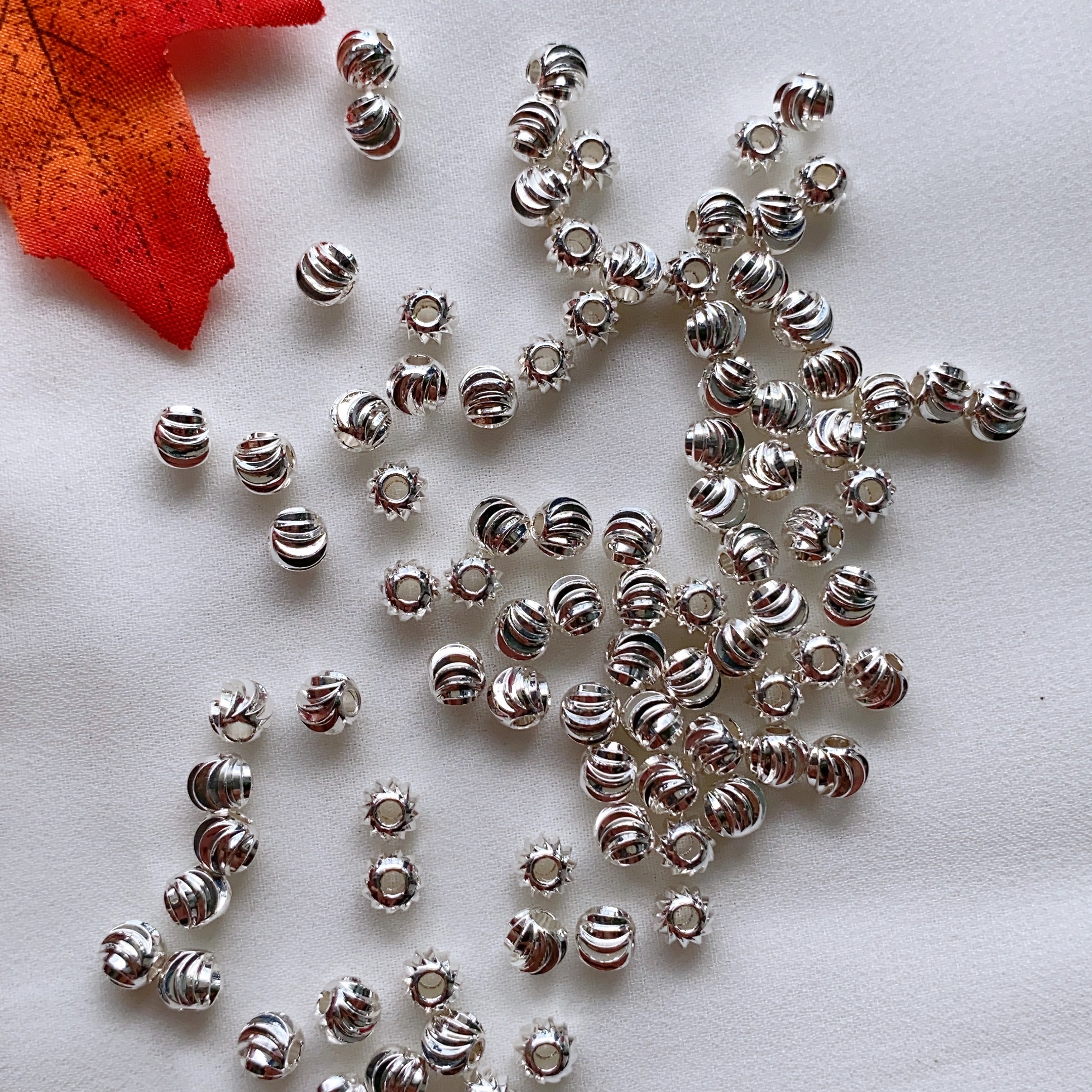 Copper-plated real gold high color retention electroplated watermelon beads 11 Item Picture