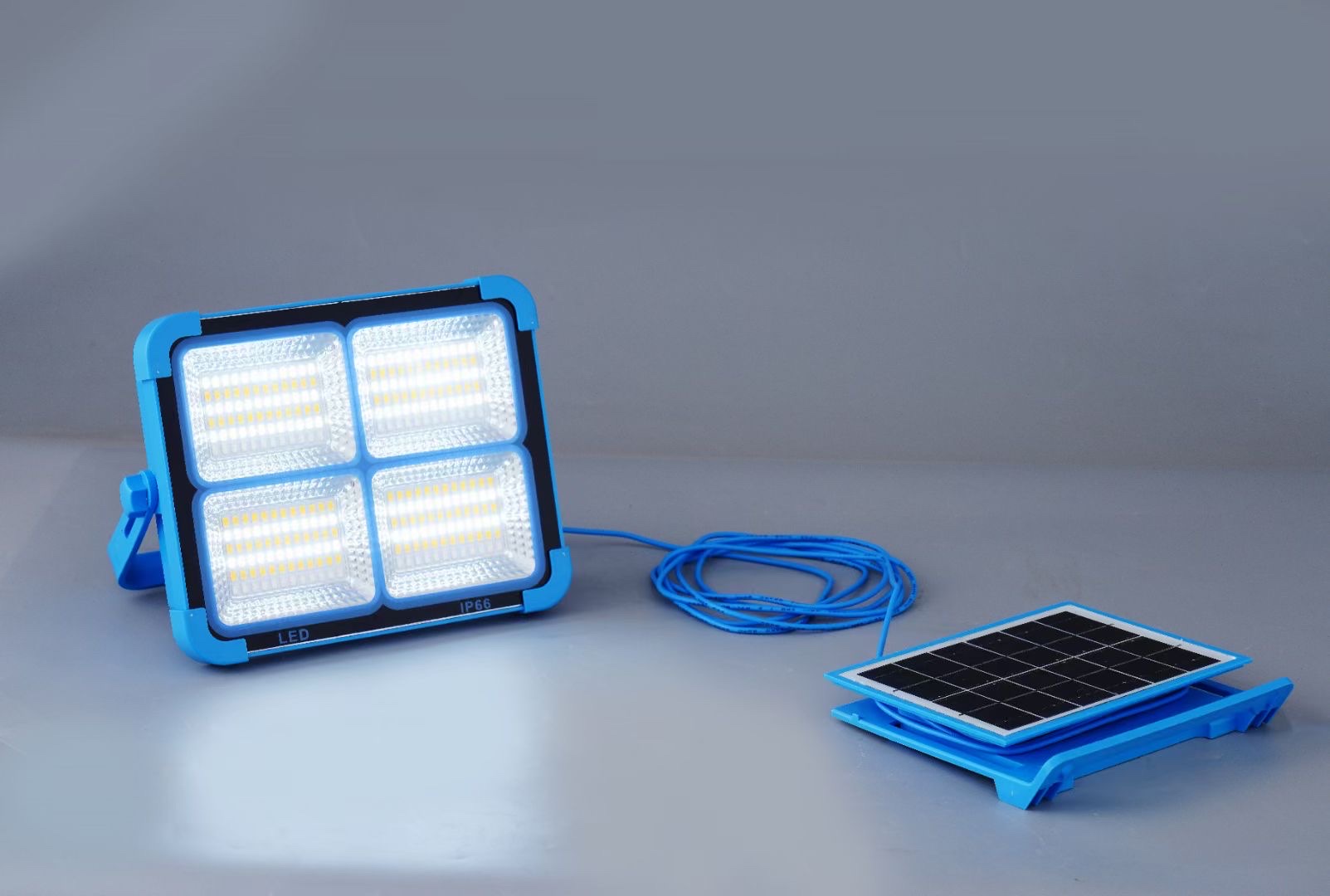 Solar panels that shine in the sun