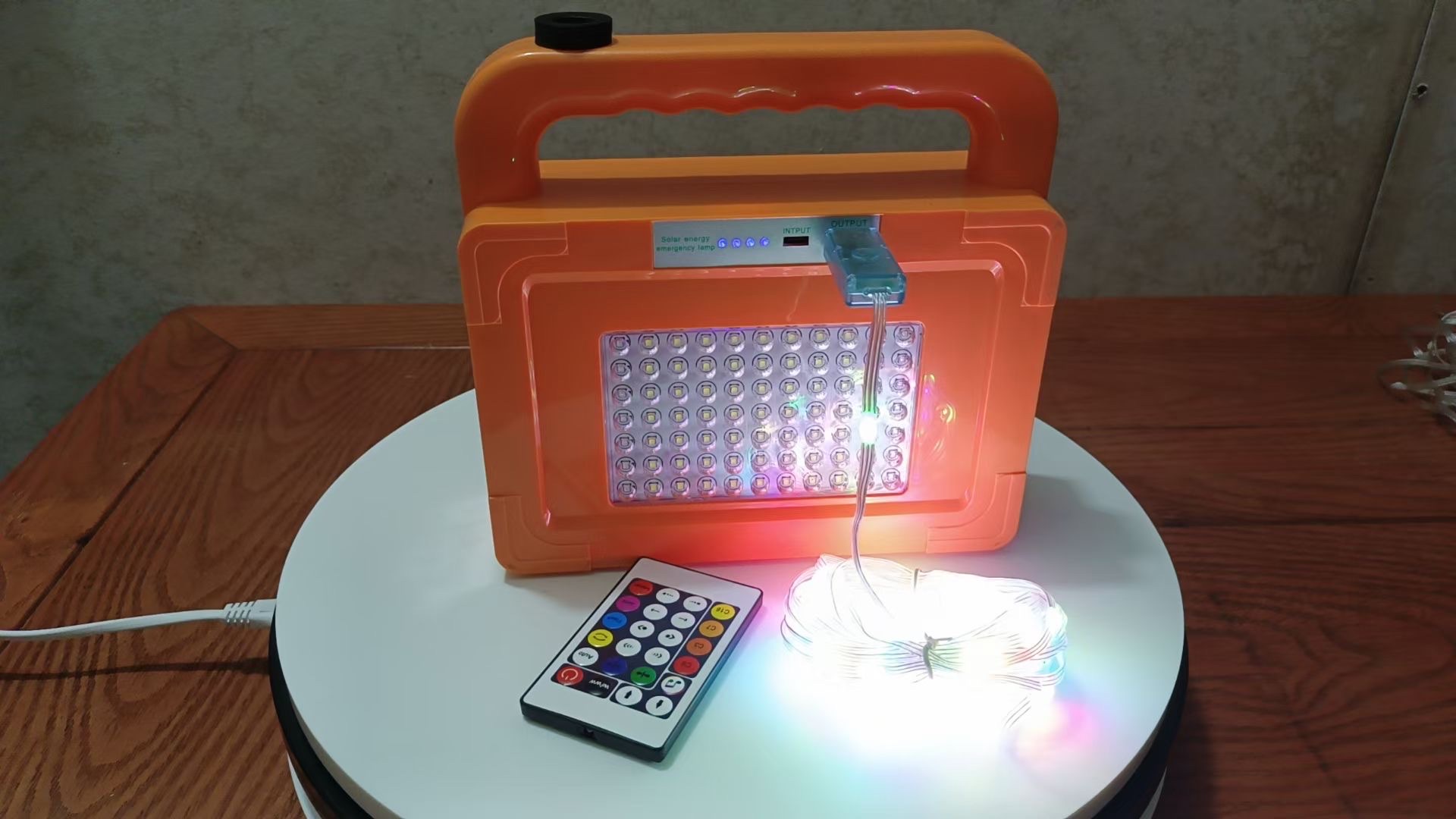 Solar Charging Working Light details Picture