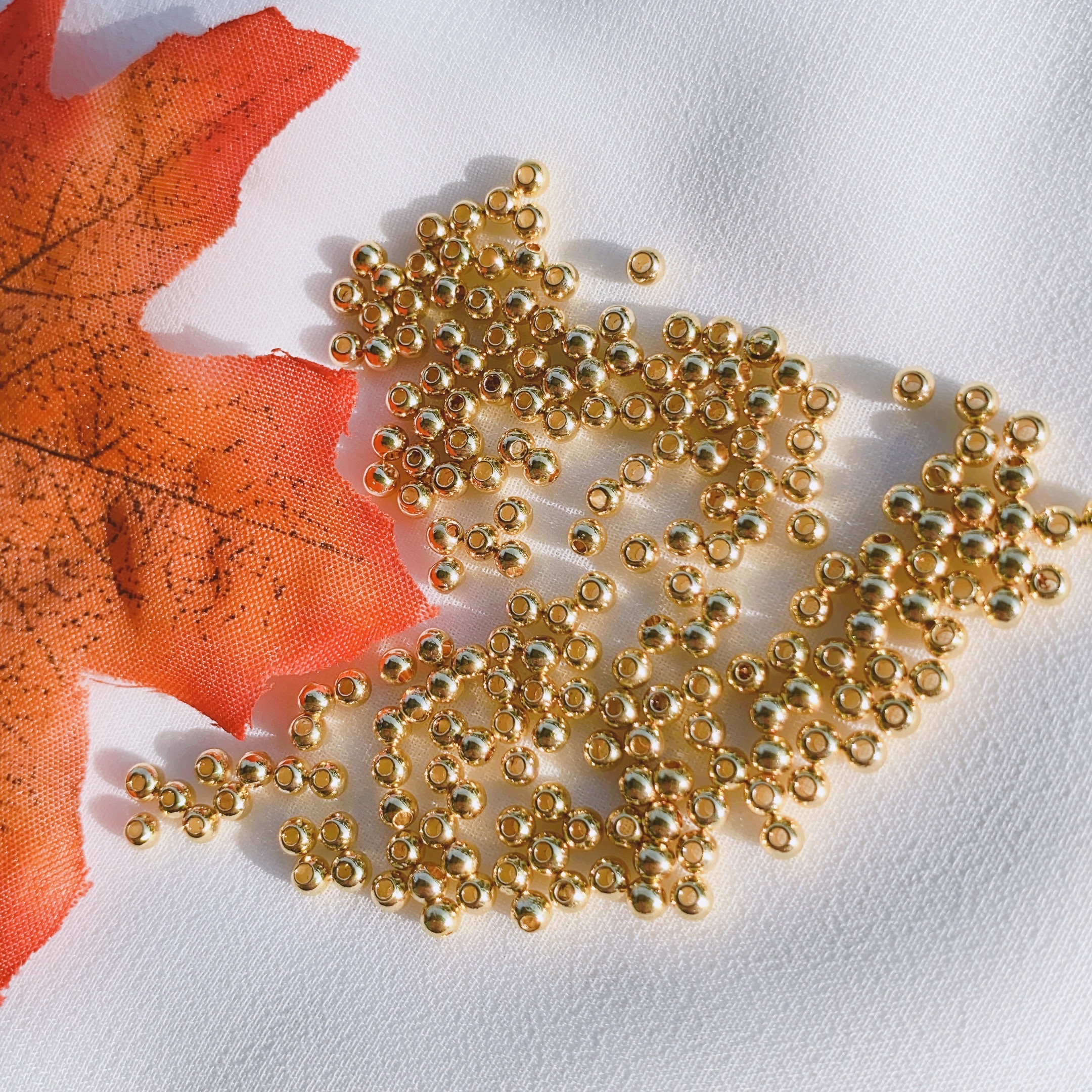 Real oro chapado alta retención color septo beads 11 Application Scenario