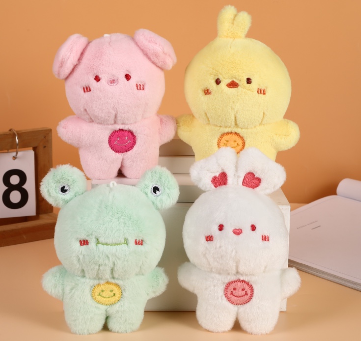 Octopus Marine animal cartoon pendant with reversible expressions on both sides, cross-border e-commerce platform plush keychain Application Scenario
