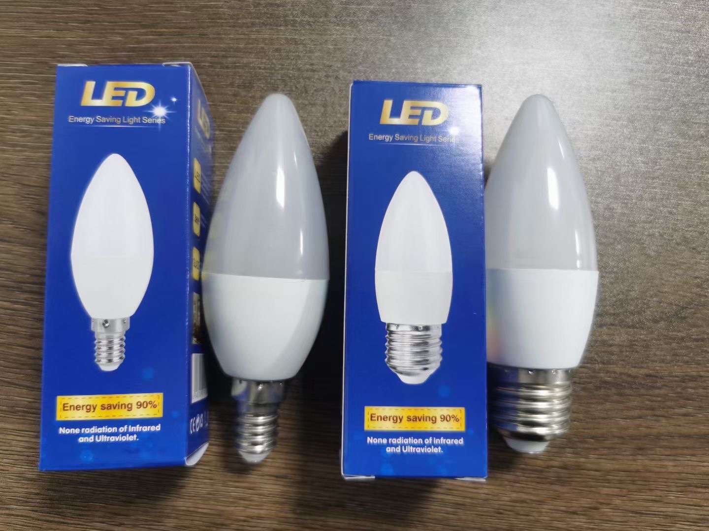 Led Bulb Candle Bubble E14e27