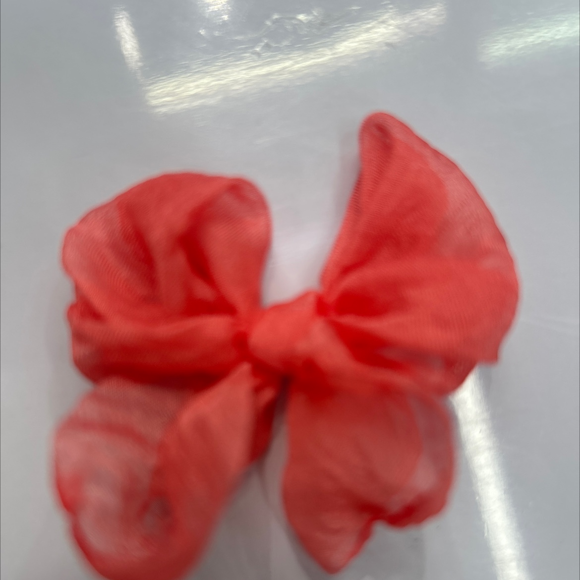 布花蝴蝶结/双色蝴蝶结/棉料蝴蝶结细节图