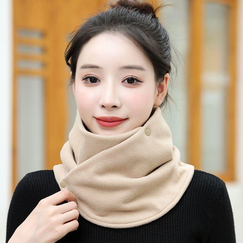 Neck Neck Girl-Girl-Girl-Girl-Girl-Neck Girl-Shoulder-Neck Windproof Warm Outdoor Cycling Plush Scarf Application Scenario
