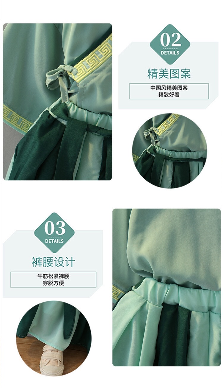 儿童汉服/男童唐装/童古装细节图