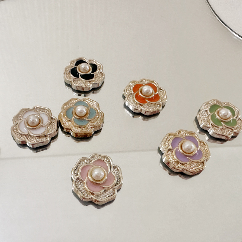 Plastic button flat bottom accessories 11 details Picture
