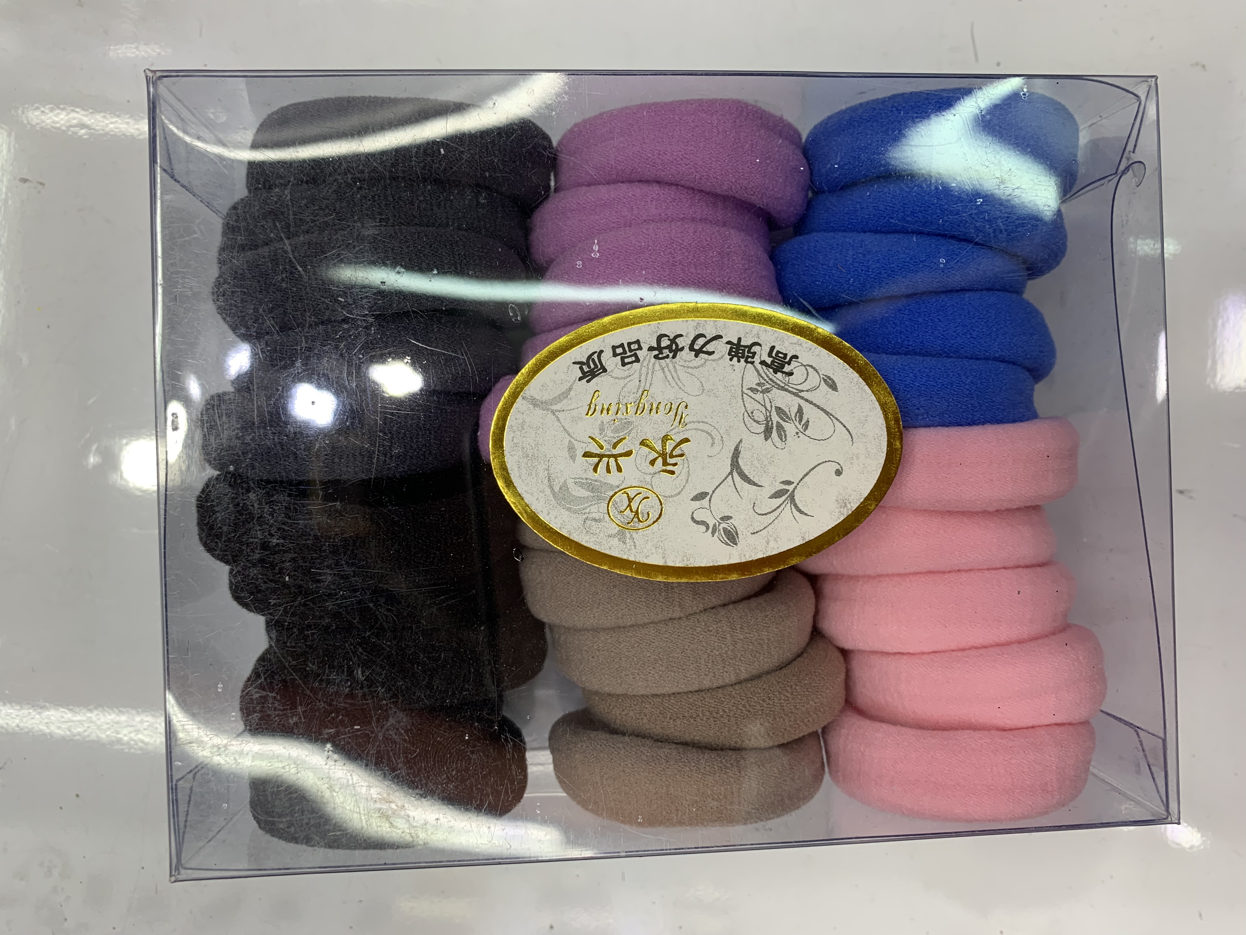 【30个装韩版时尚潮流、不伤发，不勒发，舒适款高弹力的皮筋，永兴饰品2