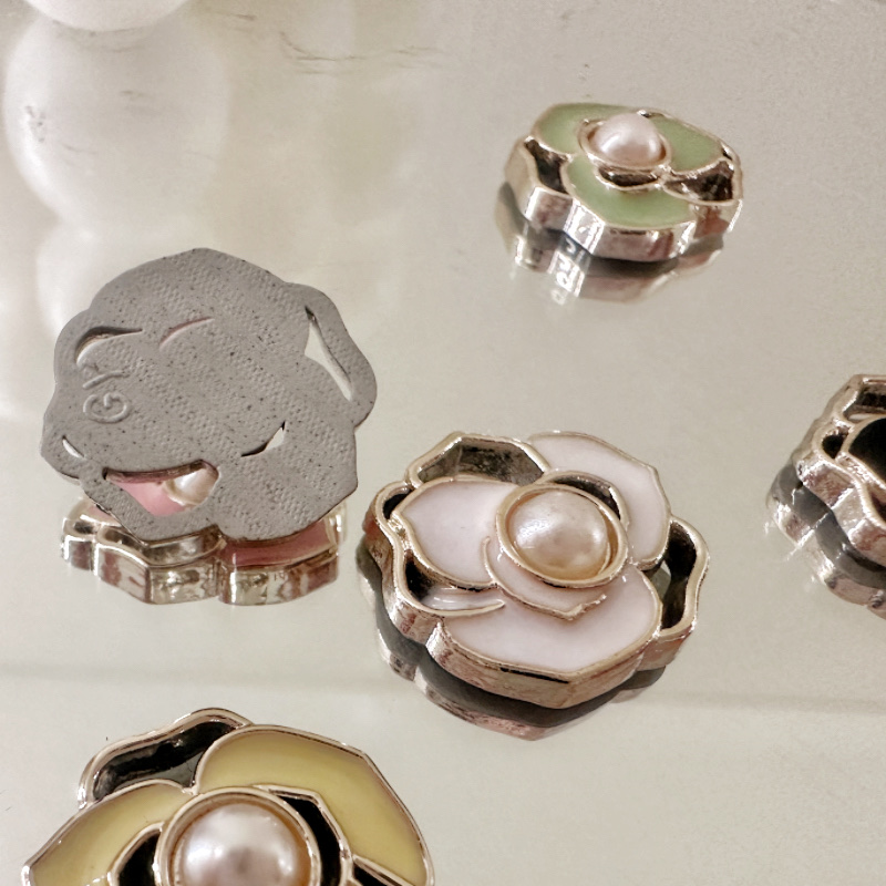 Flat-bottomed buttons, 7 colors, 11 Item Picture