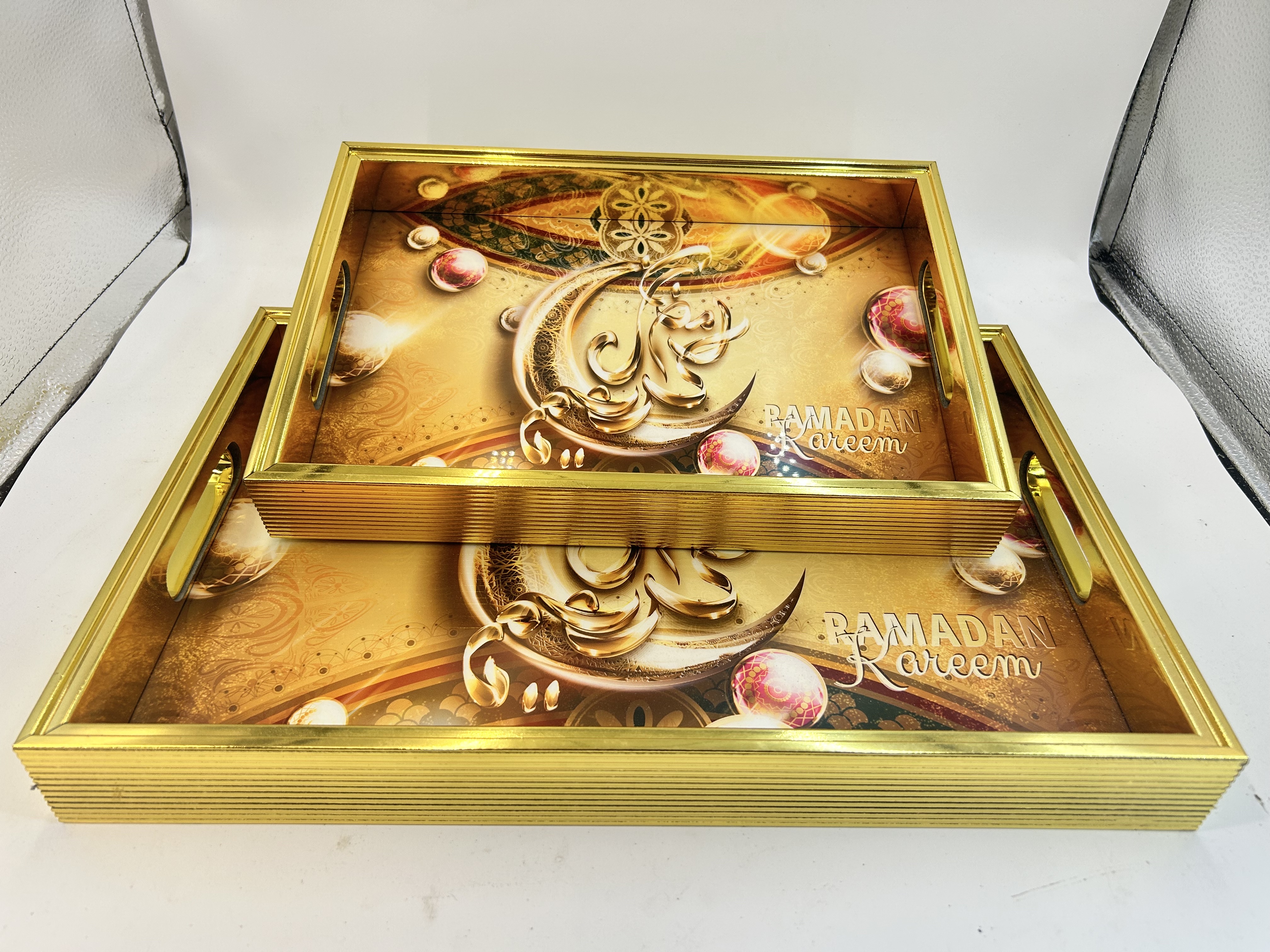 Middle East Density Board Ramadan Tray Manufacturers Direct Home Decoration Density Board Tray Ramadan details Picture