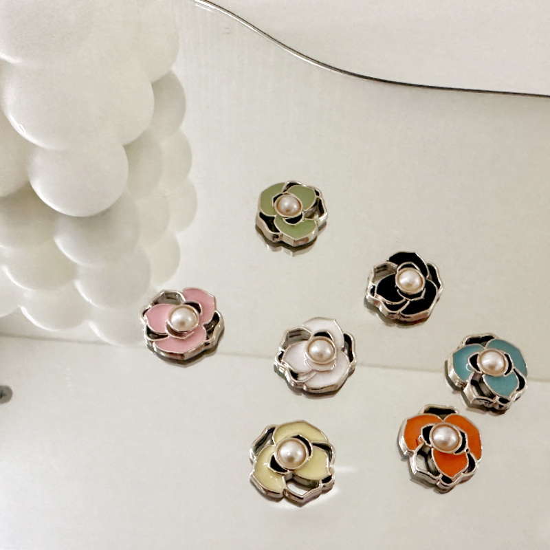 Flat-bottomed buttons, 7 colors, 11 details Picture