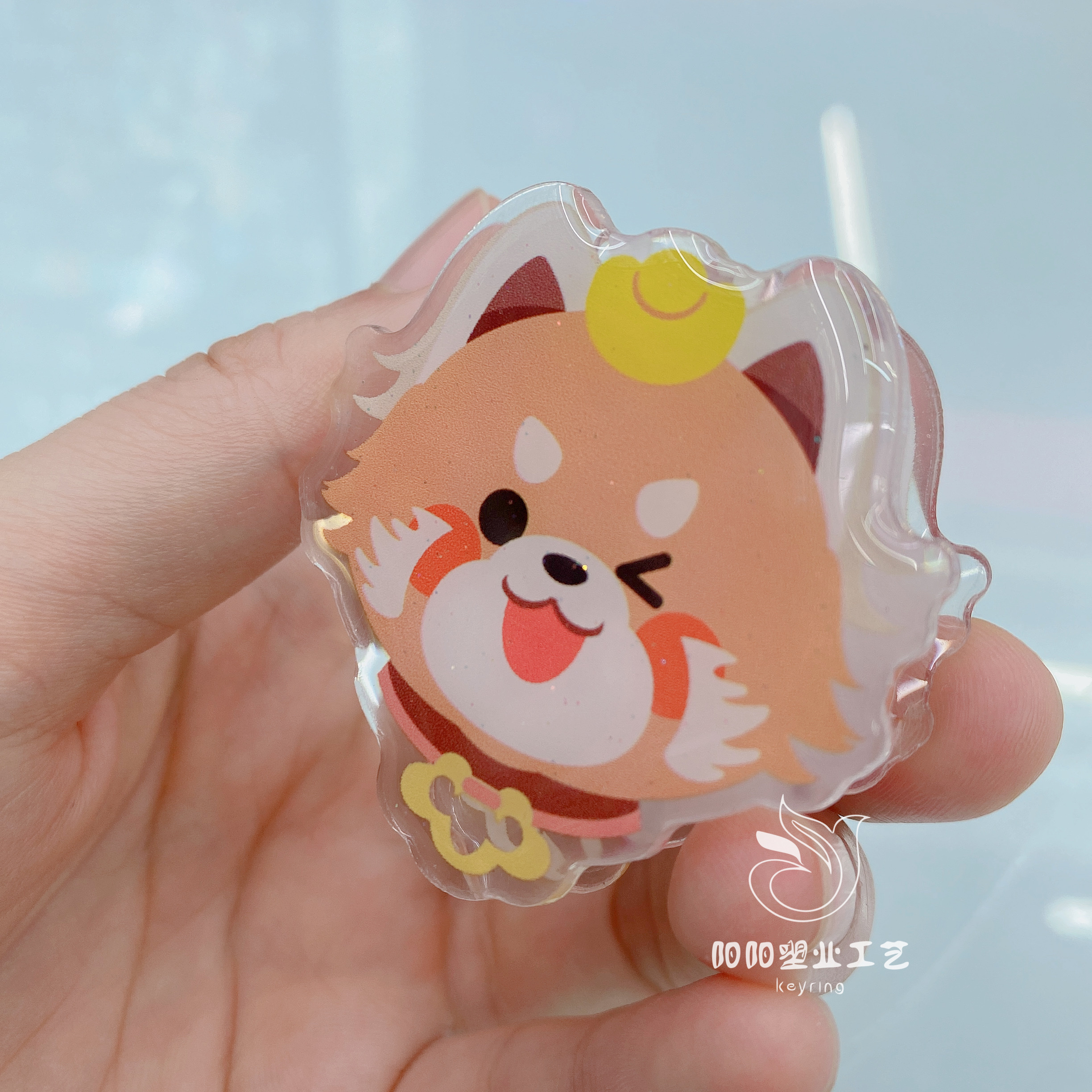 Handbook bookmarks, acrylic pp bookmarks, resin clamps, star anime PP clamps, cartoon small gifts, foxes and foxes full figure