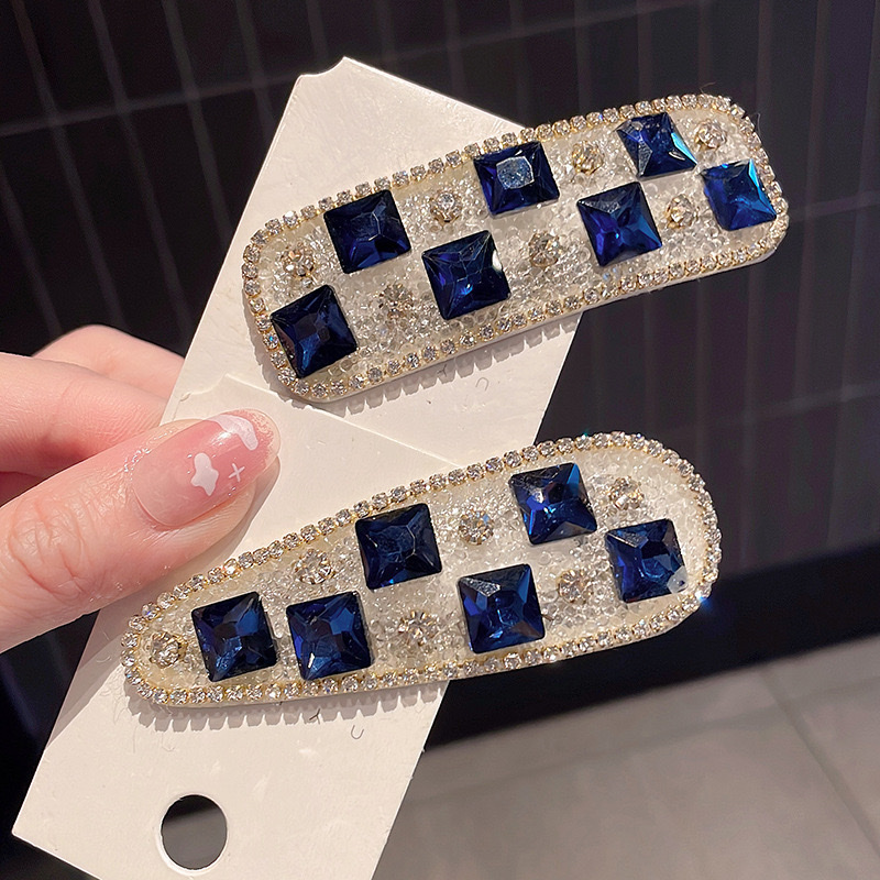 水晶发夹/玻璃边夹/BB夹产品图