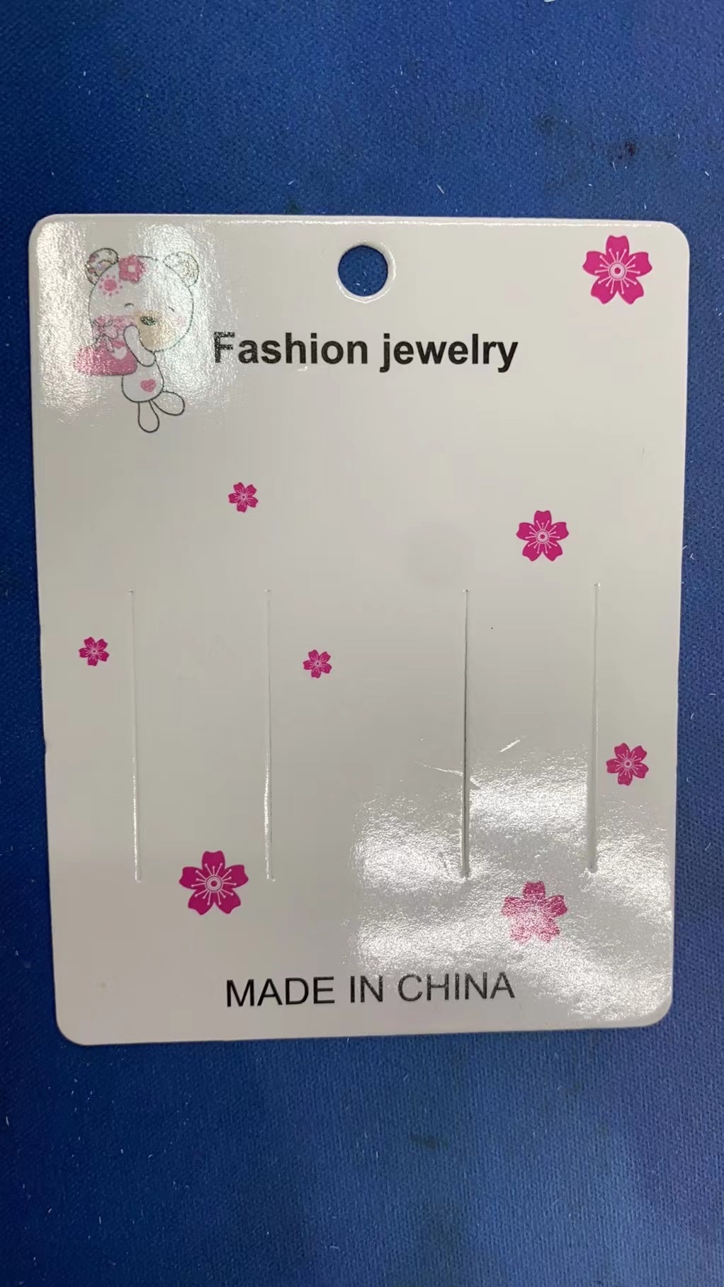 卡片卡片7×9梅花夹子卡