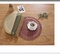 出口环保品质餐垫 西餐垫彩色圆形流苏边黄麻防滑隔热餐垫桌垫图
