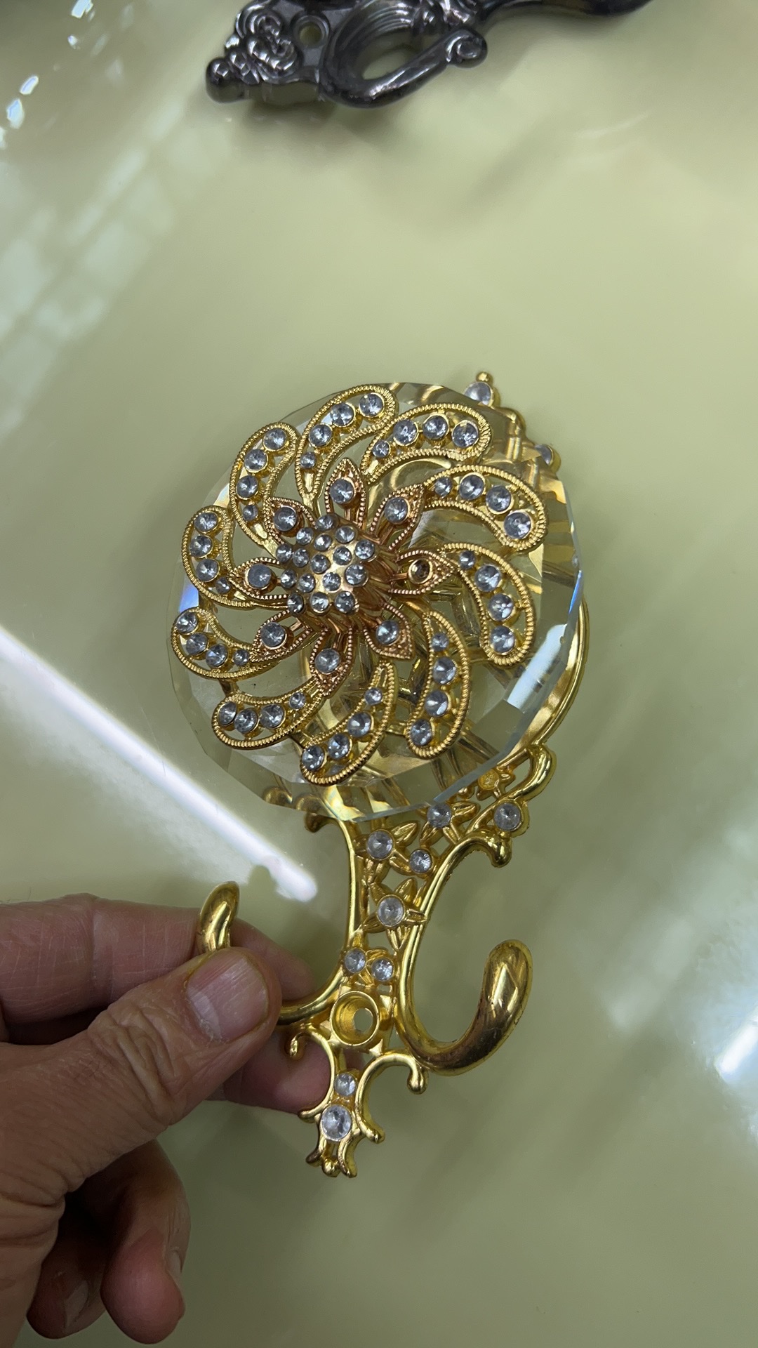 水晶钩窗帘挂钩水晶钩水晶窗帘墙钩窗帘壁钩简约U型窗帘扣绑带勾窗帘夹钩子 窗帘配件辅料材料