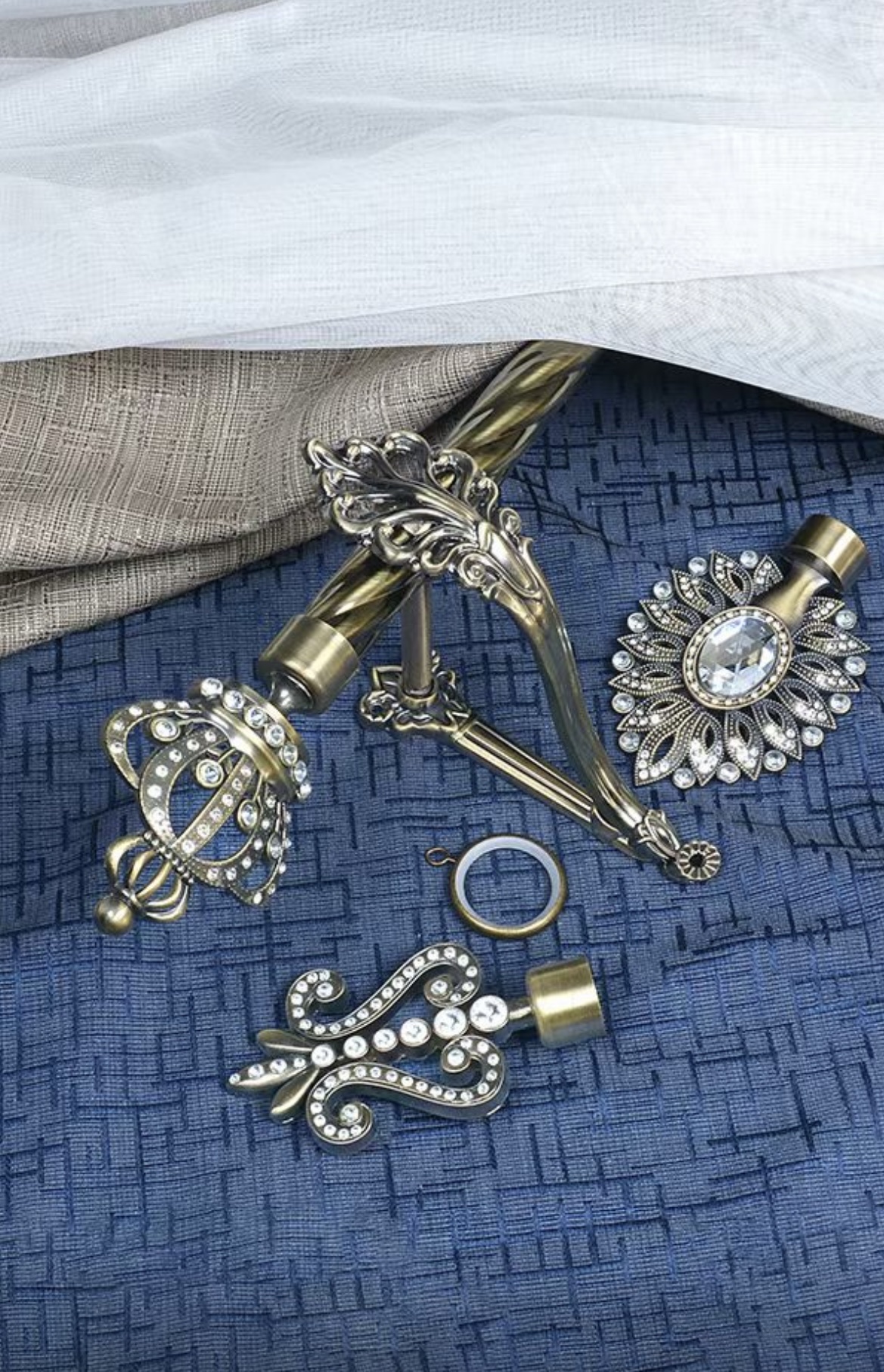 伸缩杆免打孔窗帘杆阳台晾衣杆卫生间浴帘杆晾衣架挂衣撑杆收缩杆 免打孔 强承重 伸长4米不弯曲