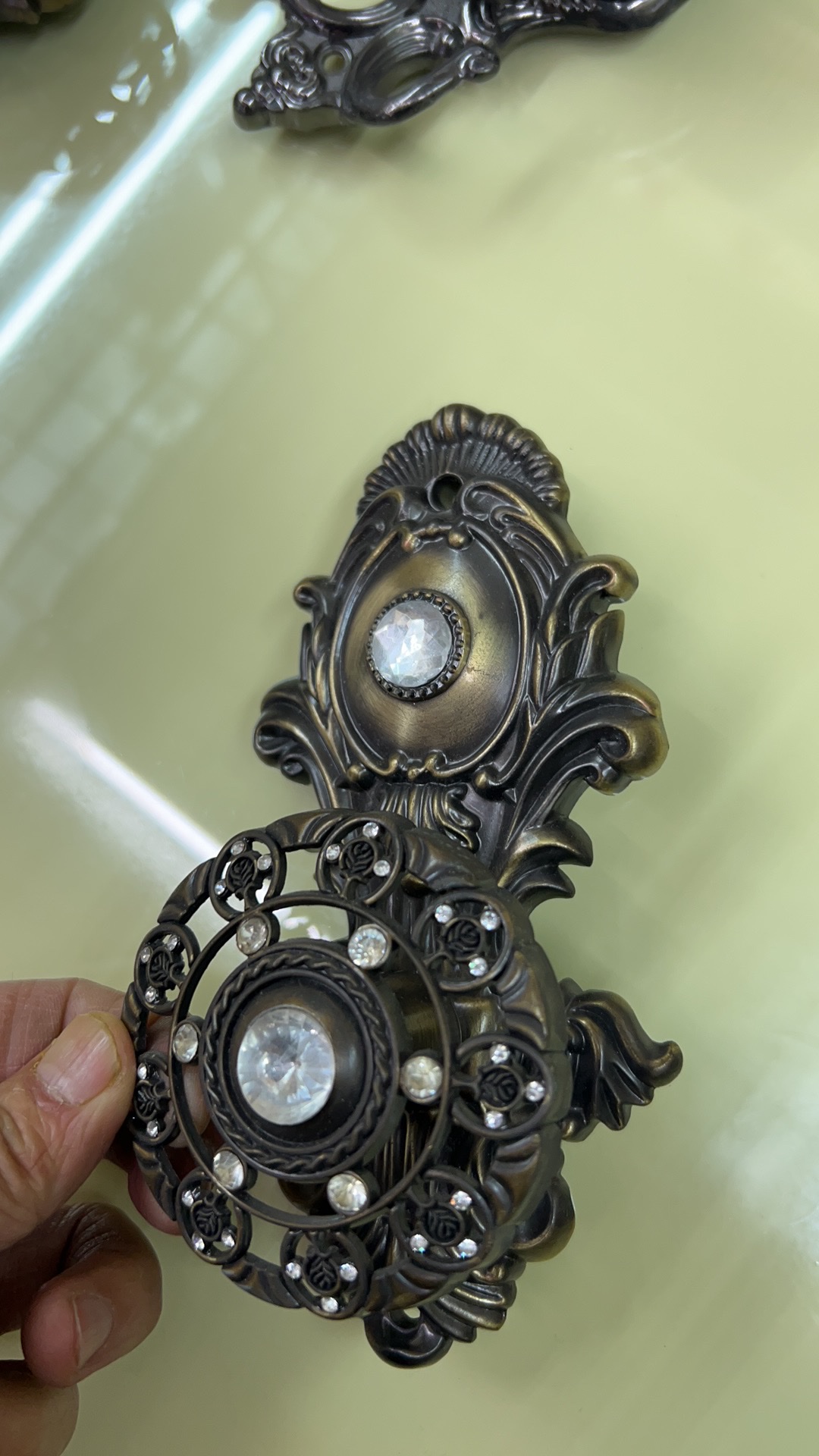 窗帘挂钩/窗帘壁钩/水晶窗帘挂钩细节图