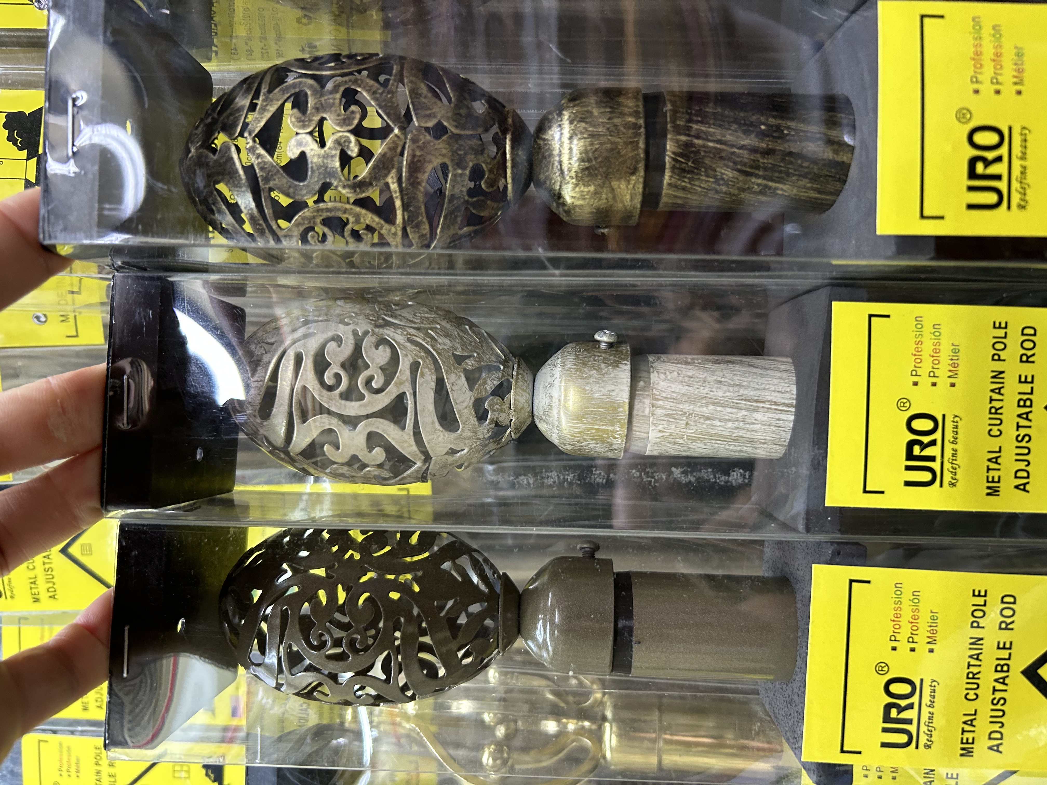 伸缩杆/伸缩窗帘杆/罗马杆细节图