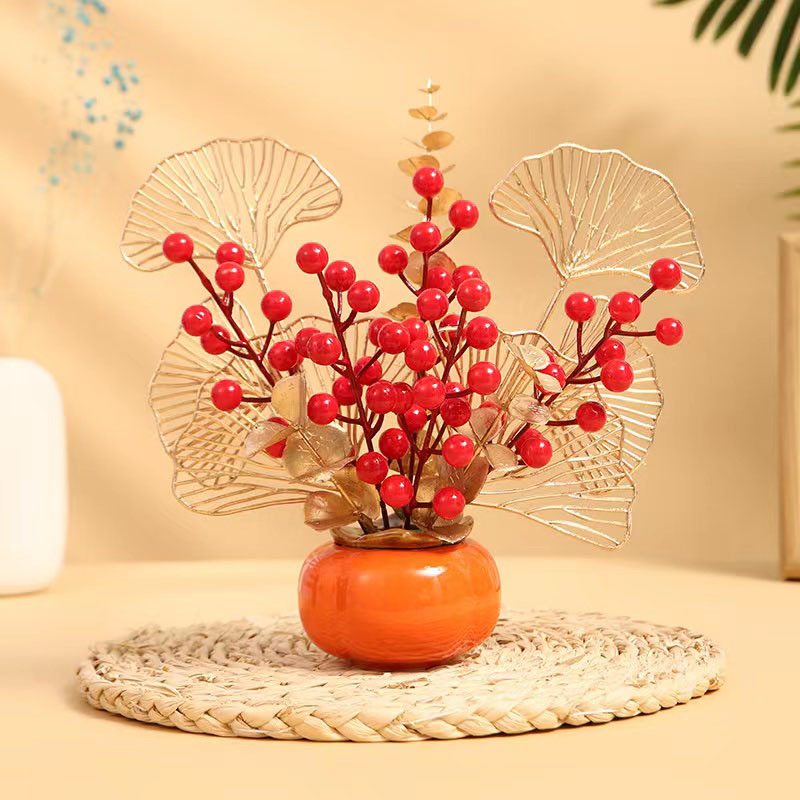 客厅落地摆件实物图