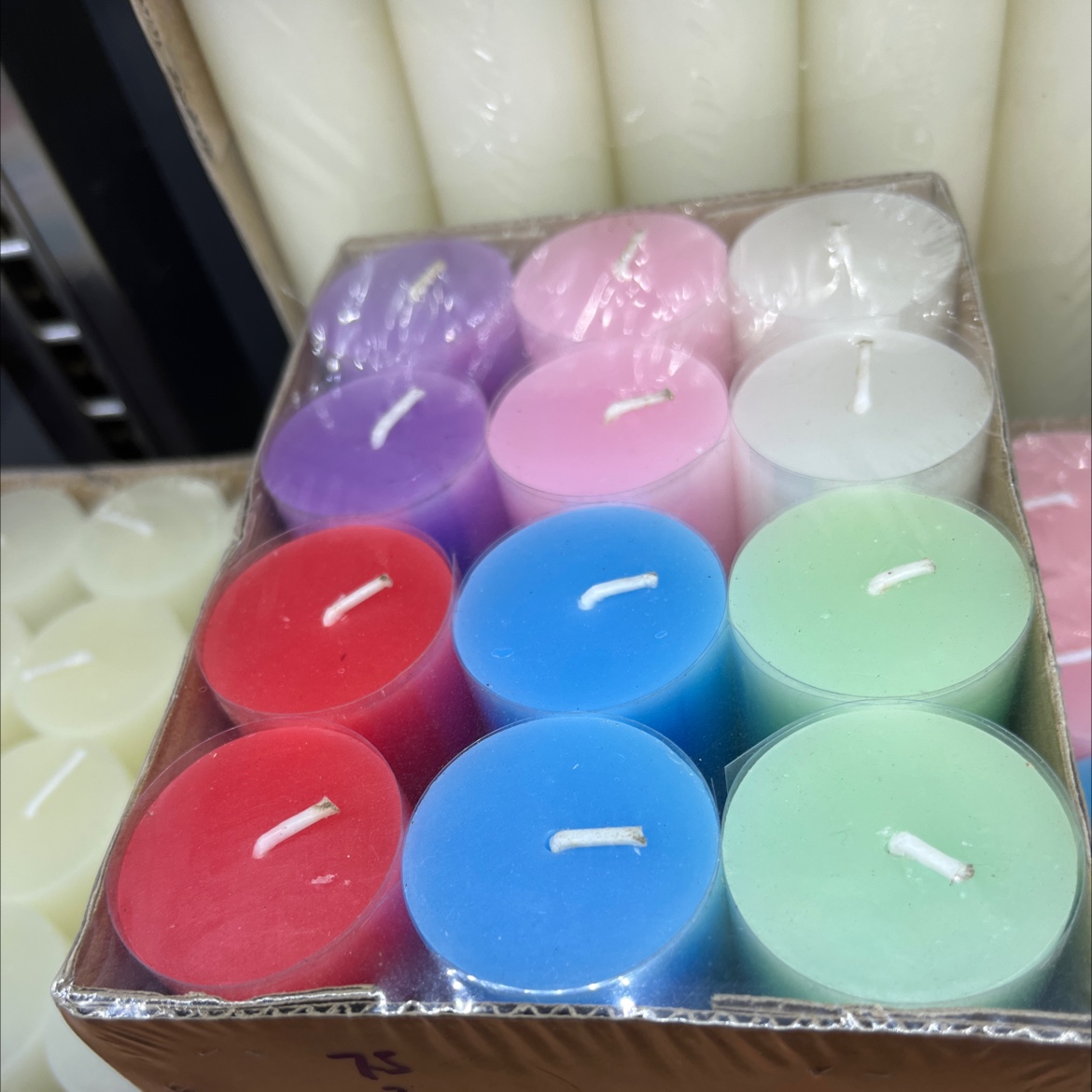 Cylinder Candle 12 Sets, Can Be Mixed Color Can Be Dressed, Wedding Planning, Romantic Proposal details Picture