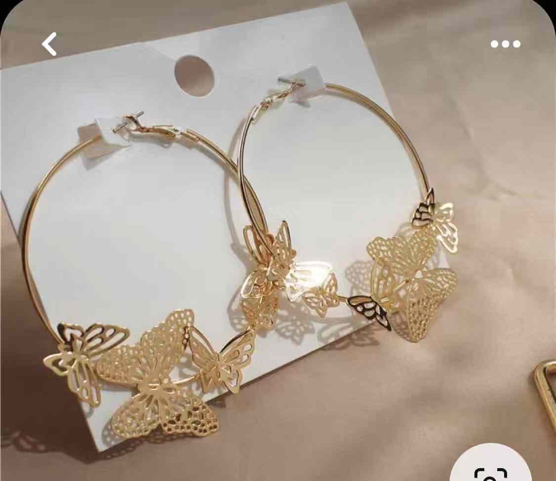 Two colors, fashionable and trendy casual earrings - Nan Nan Accessories -015