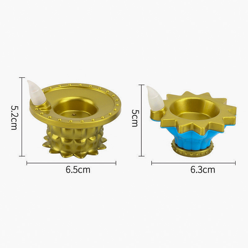 New product launch: Simulation LED candle lamp, Indian small oil lamp, floating candle, Diwali waterproof candle Item Picture