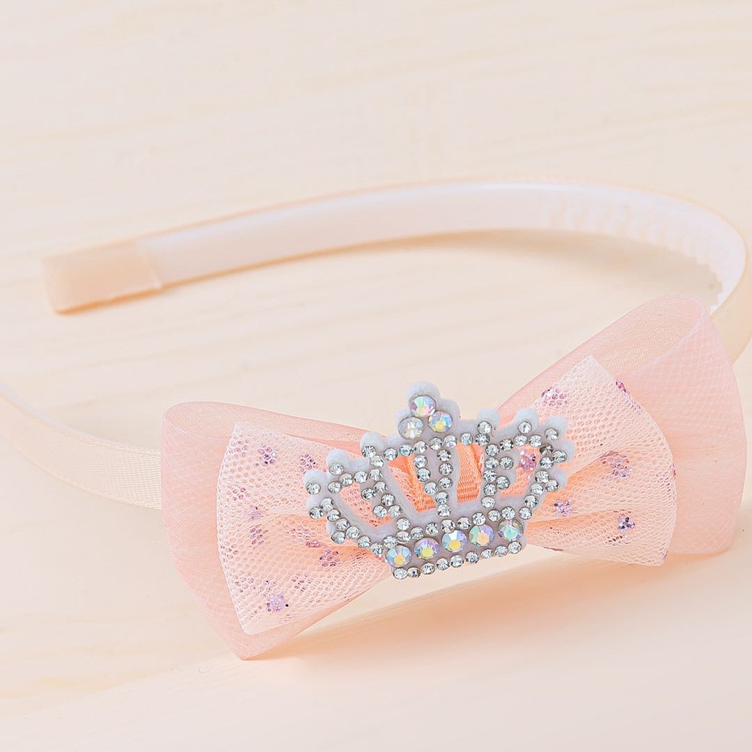 New children's crown bow hair bands and cute hair accessories for girls from Yiwu Small Commodities City Application Scenario