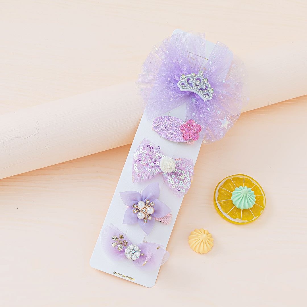 Yiwu small commodity gifts: Bows, hair accessories, children's hair clips, dance training classes, gift hair clips and headwear for little girls