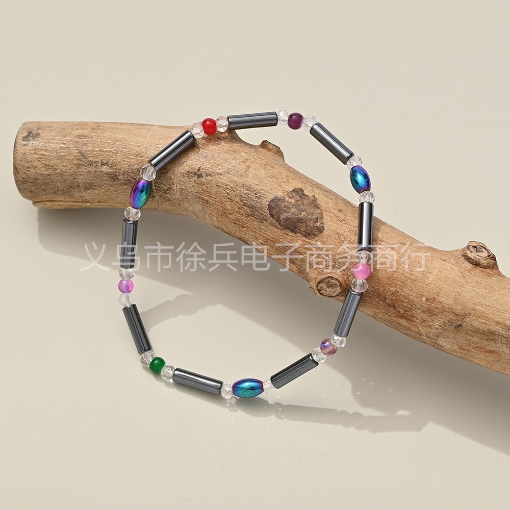 跨境电商平台热卖爆款3*9长方块彩珠手链